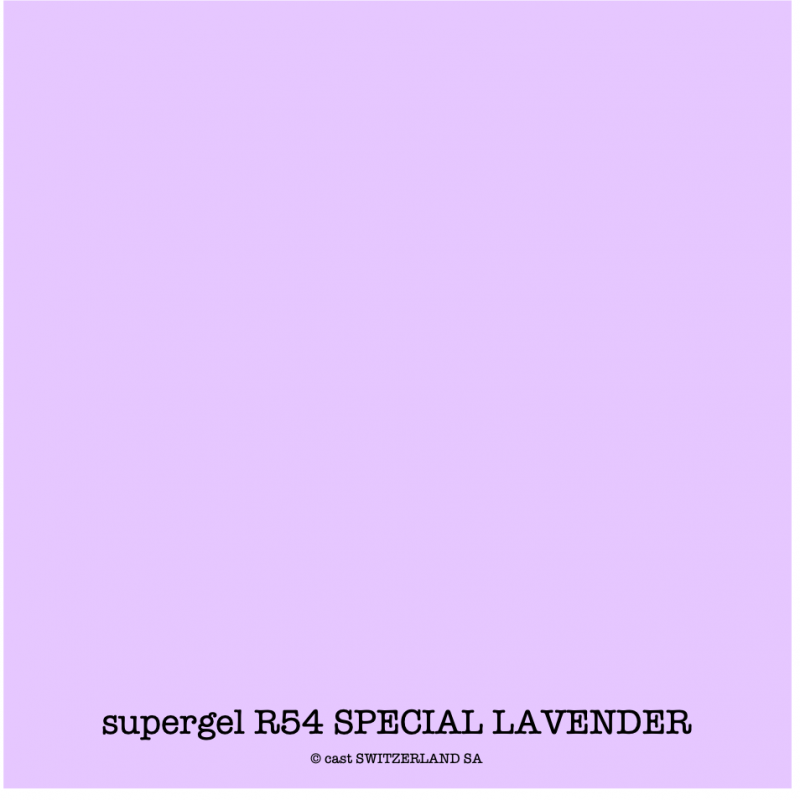 supergel R54 SPECIAL LAVENDER Rolle 0.61 x 7.62m