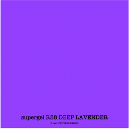supergel R58 DEEP LAVENDER Rouleau 0.61 x 7.62m
