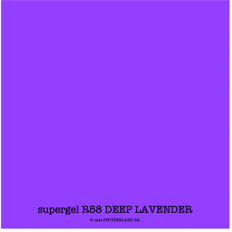 supergel R58 DEEP LAVENDER Rolle 0.61 x 7.62m
