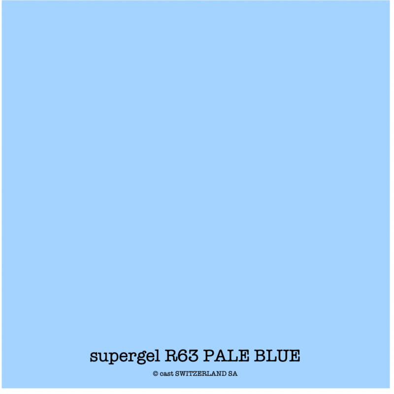supergel R63 PALE BLUE Rouleau 0.61 x 7.62m
