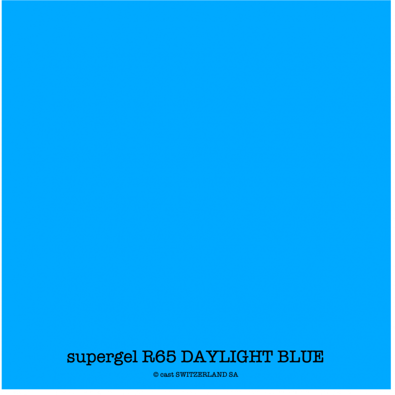 supergel R65 DAYLIGHT BLUE Rolle 0.61 x 7.62m