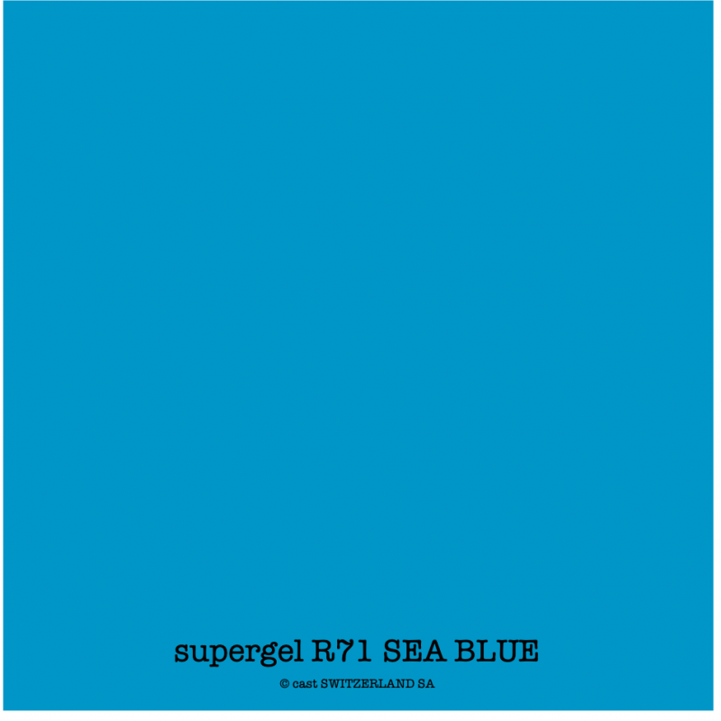 supergel R71 SEA BLUE Rolle 0.61 x 7.62m