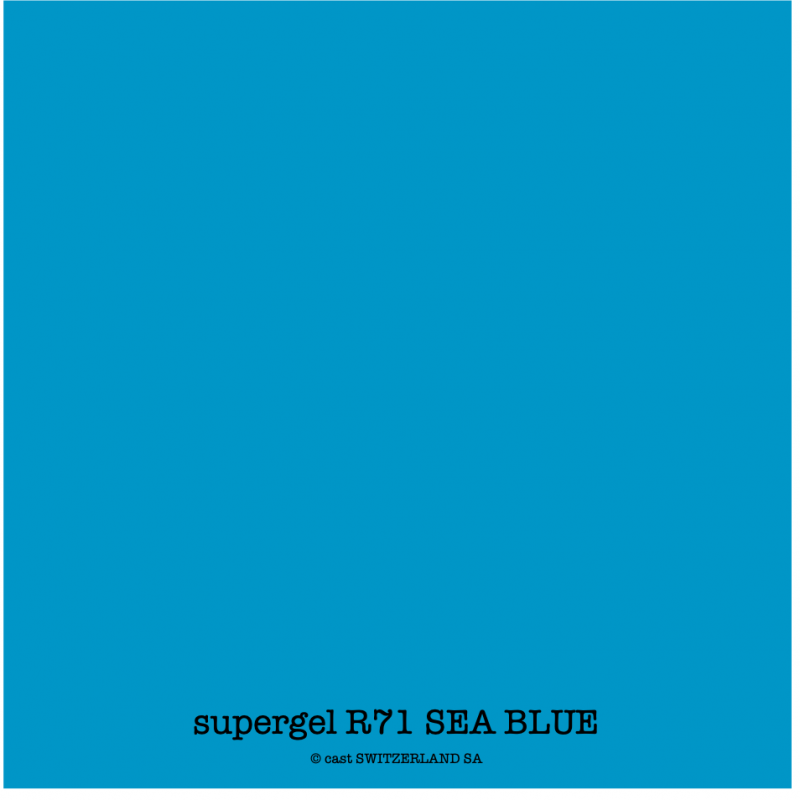 supergel R71 SEA BLUE Rouleau 0.61 x 7.62m