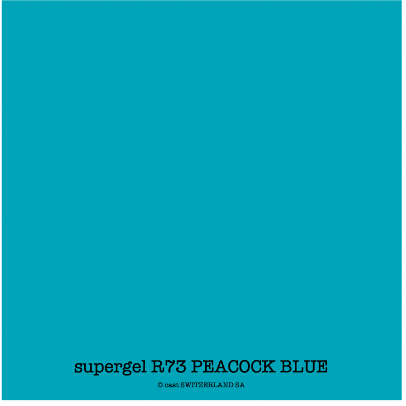 supergel R73 PEACOCK BLUE Rouleau 0.61 x 7.62m