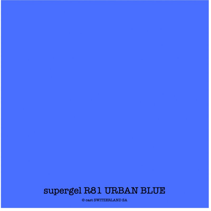 supergel R81 URBAN BLUE Rouleau 0.61 x 7.62m