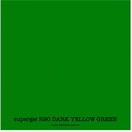 supergel R90 DARK YELLOW GREEN Rouleau 1.22 x 7.62m