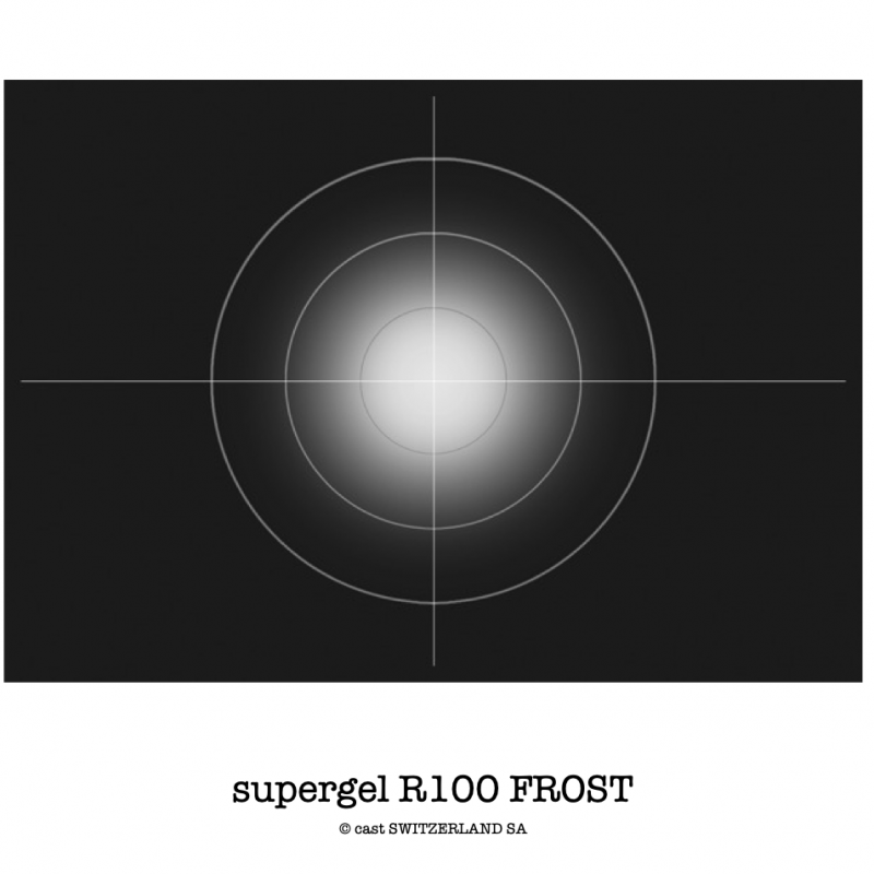 supergel R100 FROST Rolle 0.61 x 7.62m