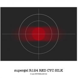 supergel R124 RED CYC SILK Rolle 0.61 x 7.62m