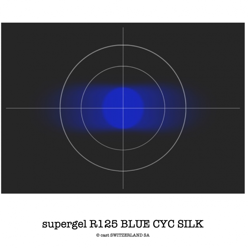 supergel R125 BLUE CYC SILK Rolle 0.61 x 7.62m