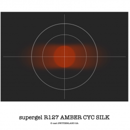 supergel R127 AMBER CYC SILK Rouleau 0.61 x 7.62m