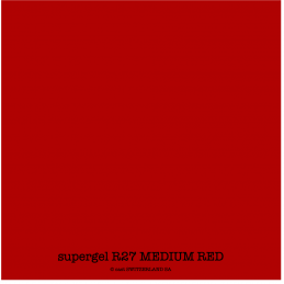 supergel R27 MEDIUM RED Rolle 0.61 x 7.62m