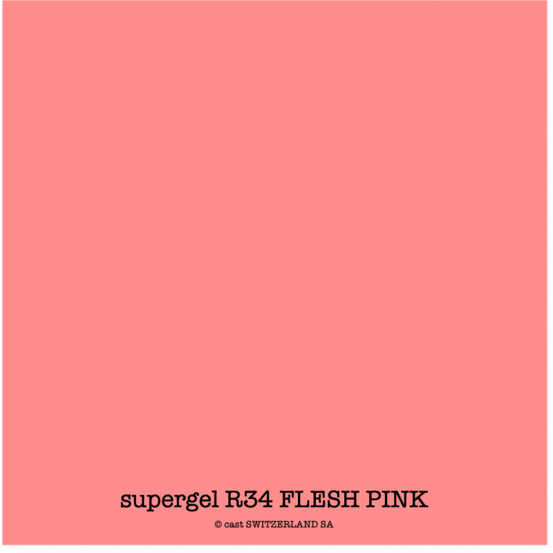 supergel R34 FLESH PINK Rolle 0.61 x 7.62m