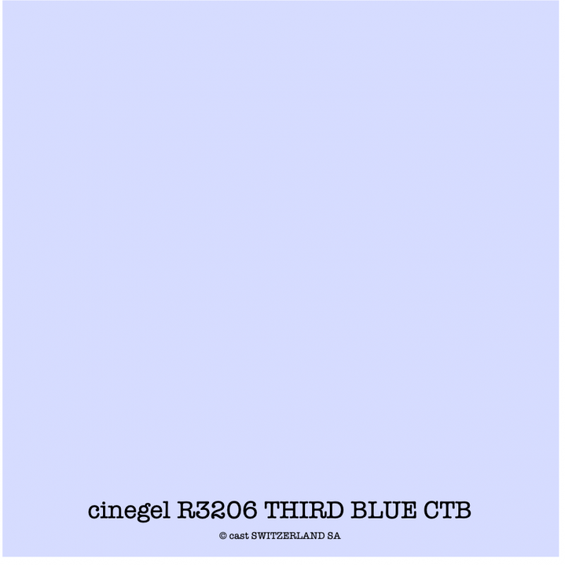 cinegel R3206 THIRD BLUE CTB Feuille 1.22 x 0.50m