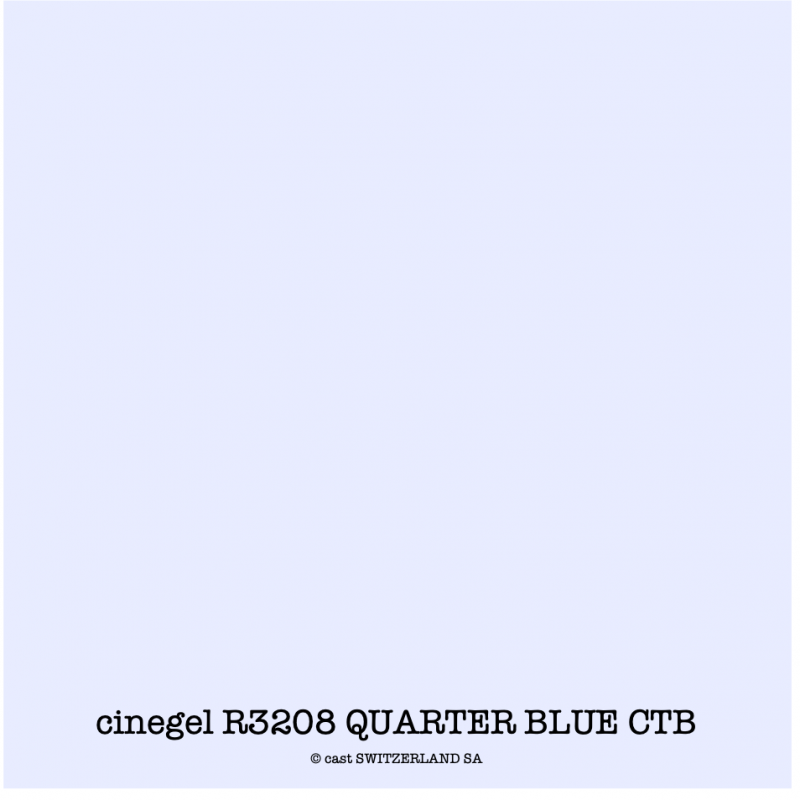 cinegel R3208 QUARTER BLUE CTB Feuille 1.22 x 0.50m
