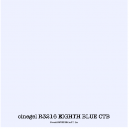 cinegel R3216 EIGHTH BLUE CTB Feuille 1.22 x 0.50m