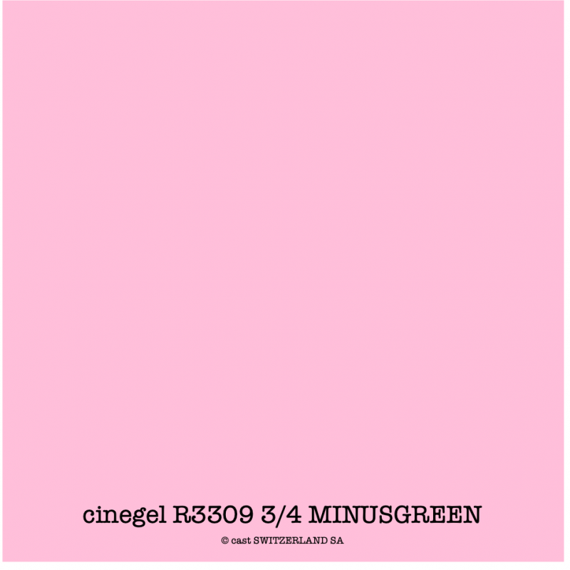 cinegel R3309 3/4 MINUSGREEN Feuille 1.22 x 0.50m