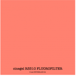 cinegel R3310 FLUOROFILTER Feuille 1.22 x 0.50m