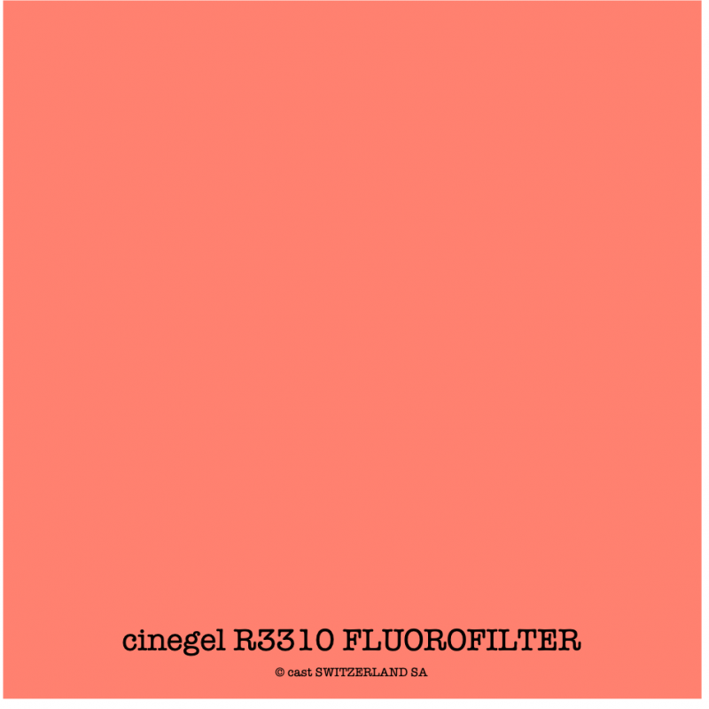 cinegel R3310 FLUOROFILTER Feuille 1.22 x 0.50m