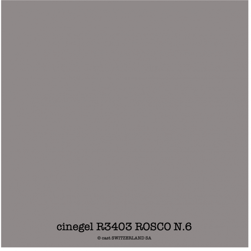 cinegel R3403 ROSCO N.6 Feuille 1.22 x 0.50m