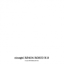 cinegel R3404 ROSCO N.9 Feuille 1.22 x 0.50m