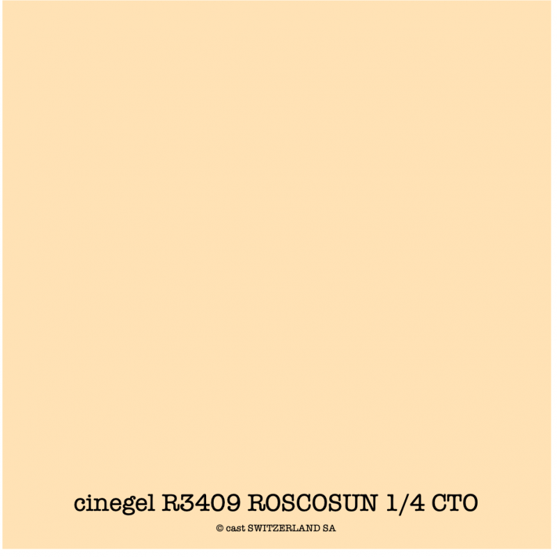 cinegel R3409 ROSCOSUN 1/4 CTO Bogen 1.22 x 0.50m