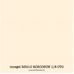 cinegel R3410 ROSCOSUN 1/8 CTO Bogen 1.22 x 0.50m