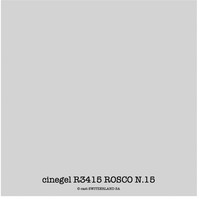 cinegel R3415 ROSCO N.15 Feuille 1.22 x 0.50m
