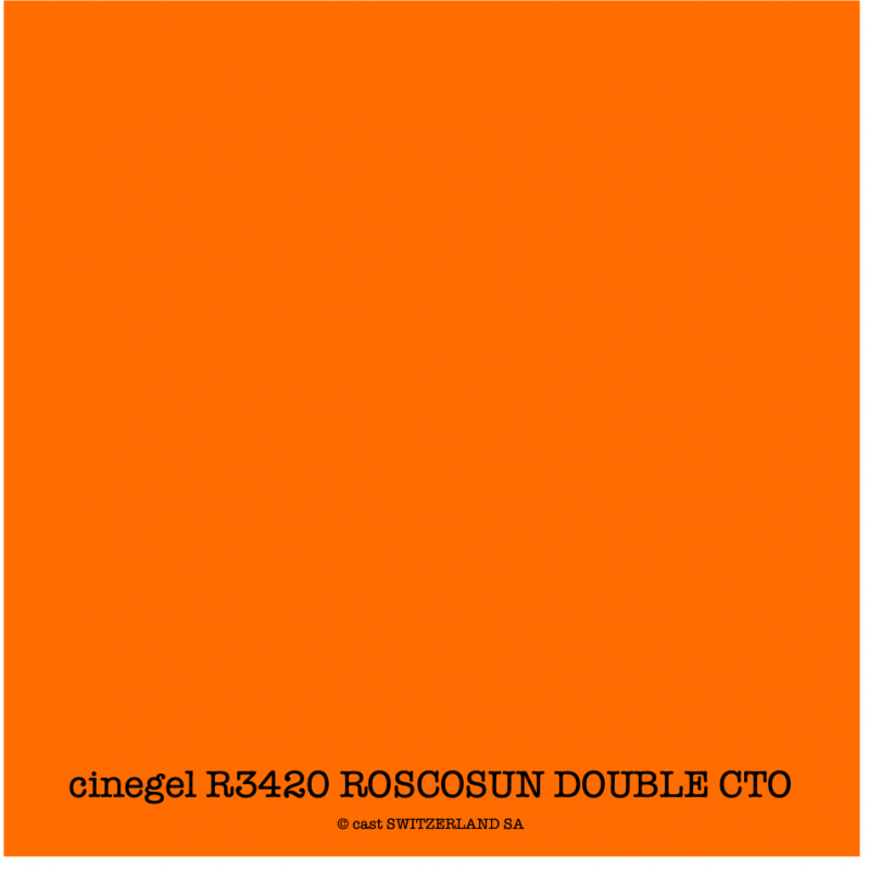 cinegel R3420 ROSCOSUN DOUBLE CTO Feuille 1.22 x 0.50m