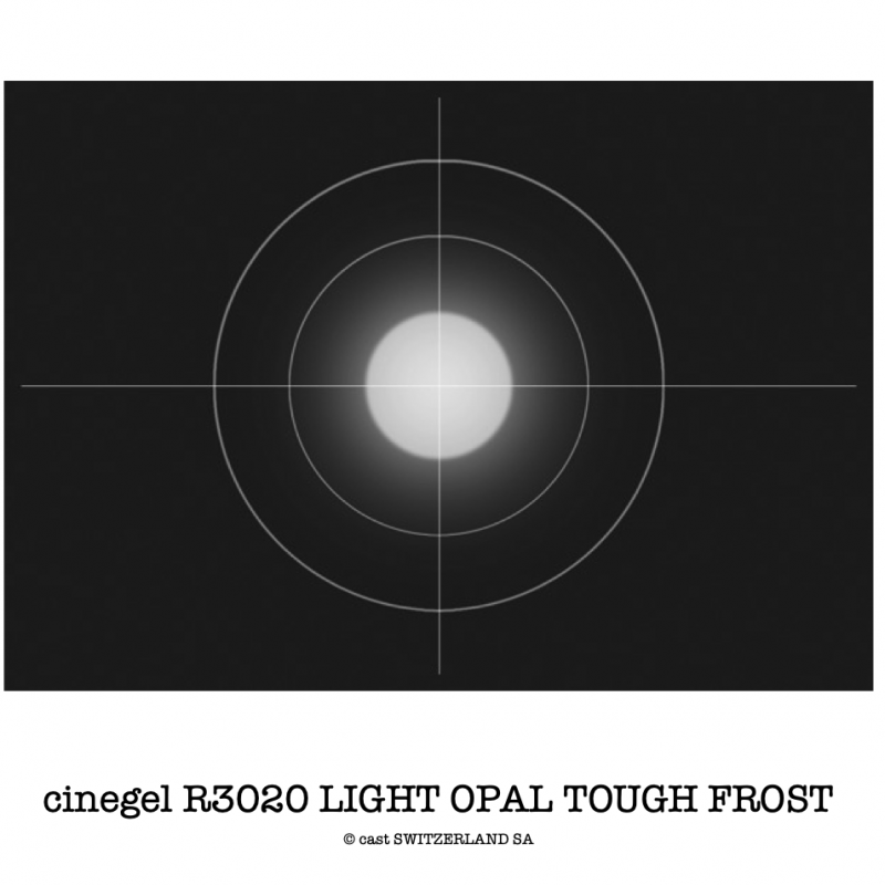 cinegel R3020 LIGHT OPAL TOUGH FROST Rolle 1.22 x 7.62m