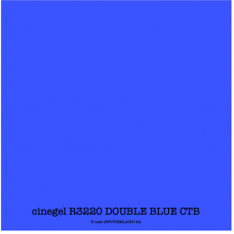 cinegel R3220 DOUBLE BLUE CTB Rouleau 1.22 x 7.62m