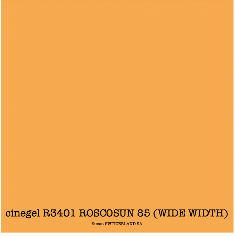 cinegel R3401 ROSCOSUN 85 (WIDE WIDTH) Rouleau 1.52 x 6.10m