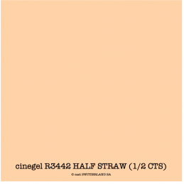 cinegel R3442 HALF STRAW (1/2 CTS) Rouleau 1.22 x 7.62m