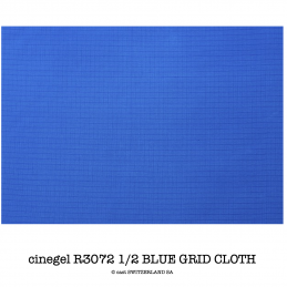 cinegel R3072 1/2 BLUE GRID CLOTH Rolle 1.52 x 6.10m
