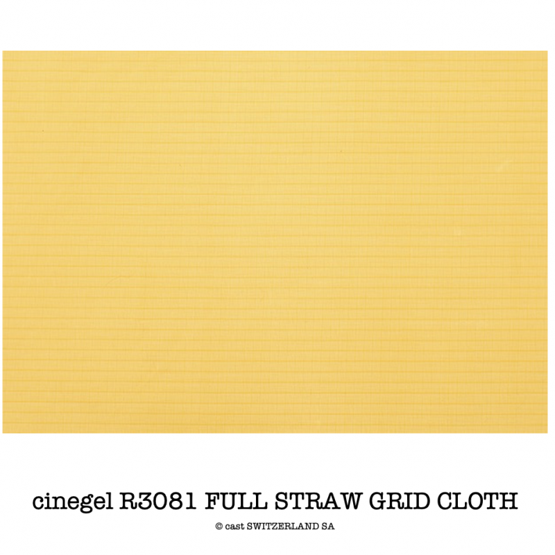 cinegel R3081 FULL STRAW GRID CLOTH Rouleau 1.52 x 6.10m