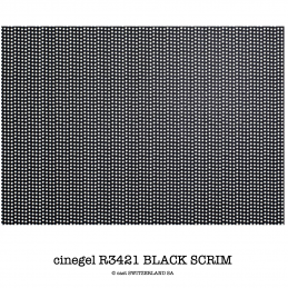 cinegel R3421 BLACK SCRIM Rolle 1.22 x 7.62m