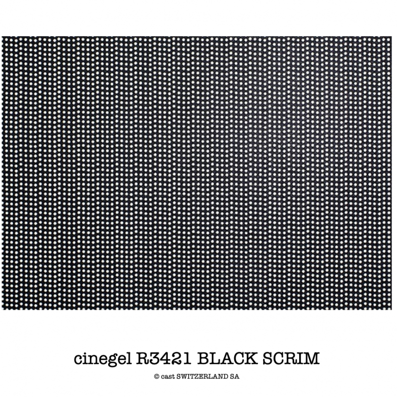 cinegel R3421 BLACK SCRIM Rouleau 1.22 x 7.62m