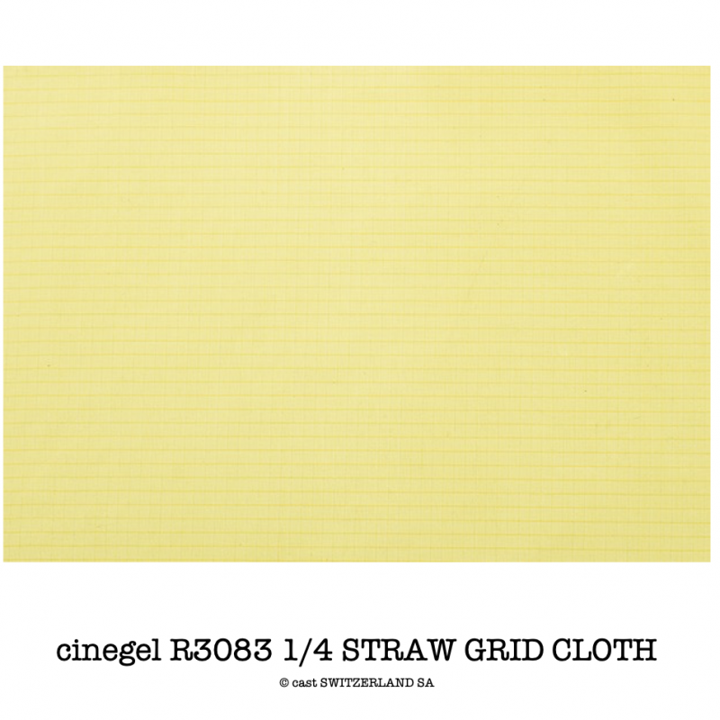 cinegel R3083 1/4 STRAW GRID CLOTH Rolle 1.52 x 6.10m