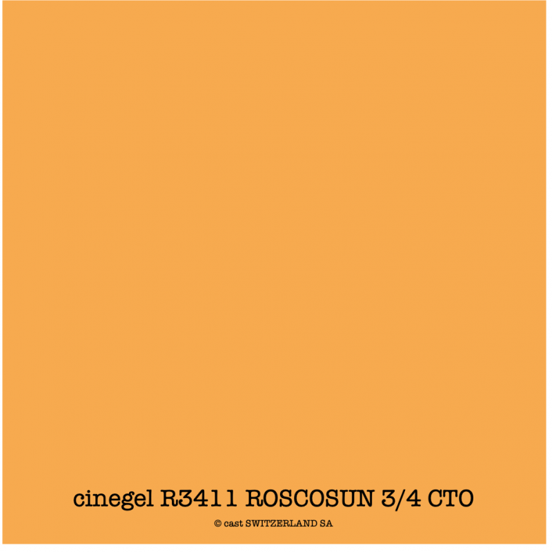 cinegel R3411 ROSCOSUN 3/4 CTO Bogen 1.22 x 0.50m