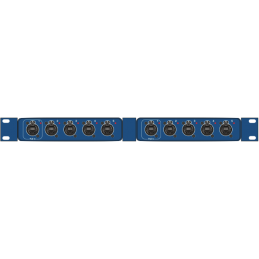 Kit de montage en rack 1U, MEDIUM, SINGLE Convient pour 02x GBS Mini, bleu