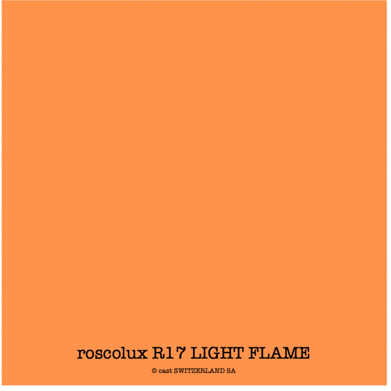 roscolux R17 LIGHT FLAME Rolle 1.22 x 7.62m