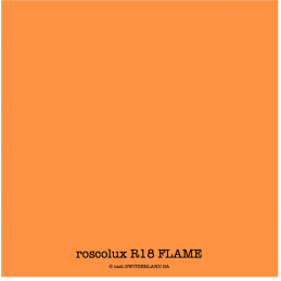 roscolux R18 FLAME Rouleau 1.22 x 7.62m