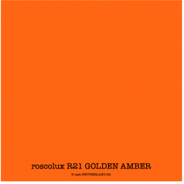 roscolux R21 GOLDEN AMBER Rolle 1.22 x 7.62m