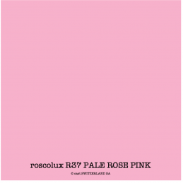 roscolux R37 PALE ROSE PINK Rouleau 1.22 x 7.62m