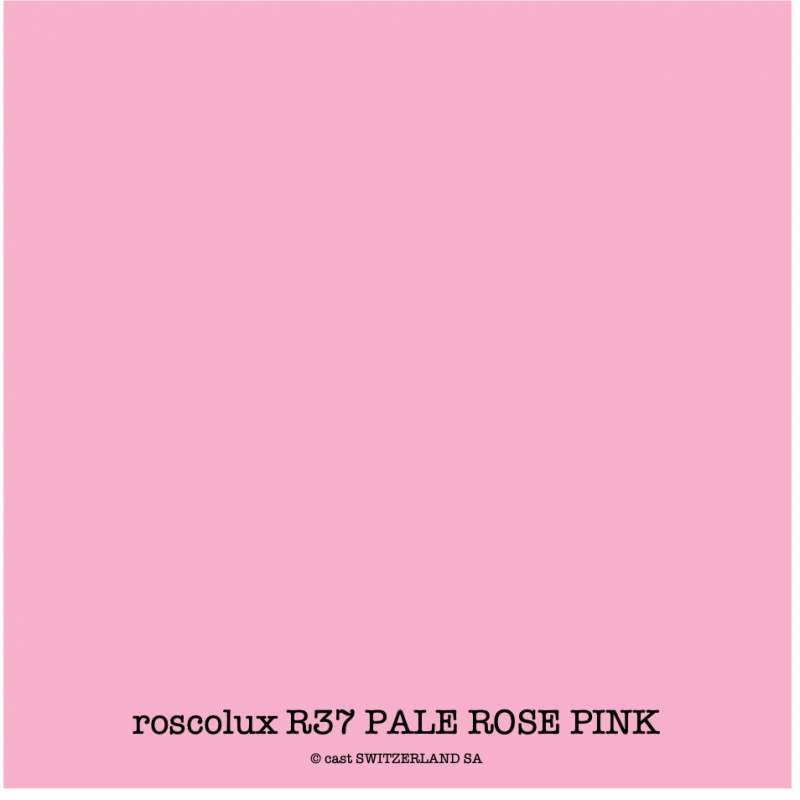 roscolux R37 PALE ROSE PINK Rouleau 1.22 x 7.62m