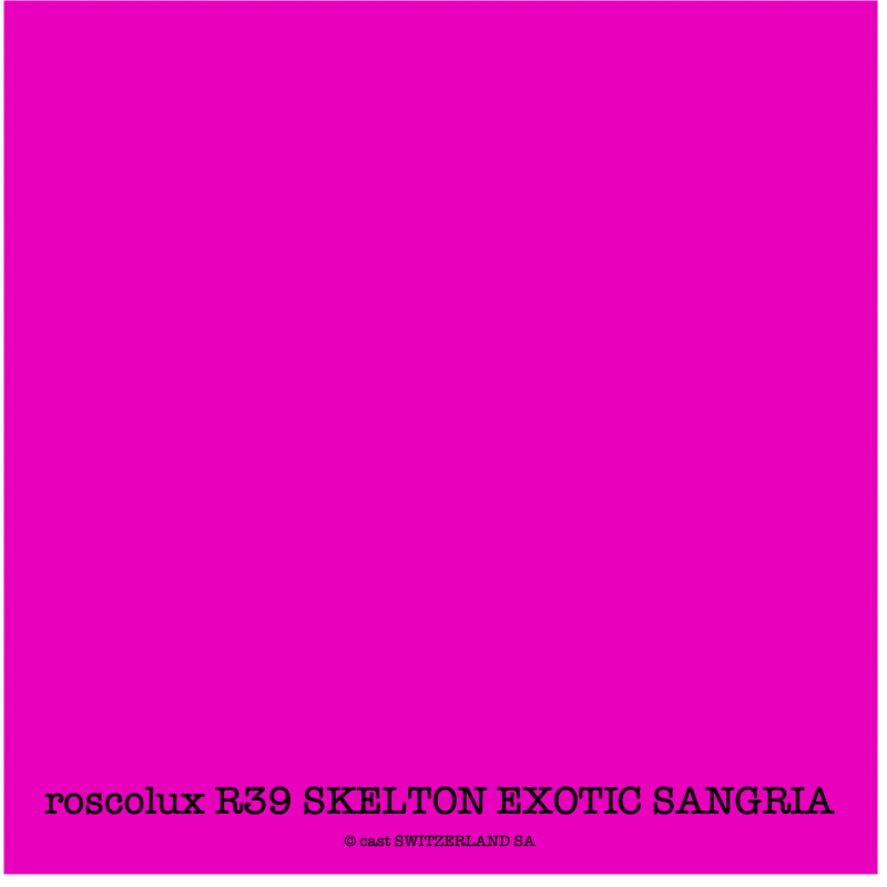 roscolux R39 SKELTON EXOTIC SANGRIA Rouleau 1.22 x 7.62m