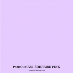 roscolux R51 SURPRISE PINK Rouleau 1.22 x 7.62m