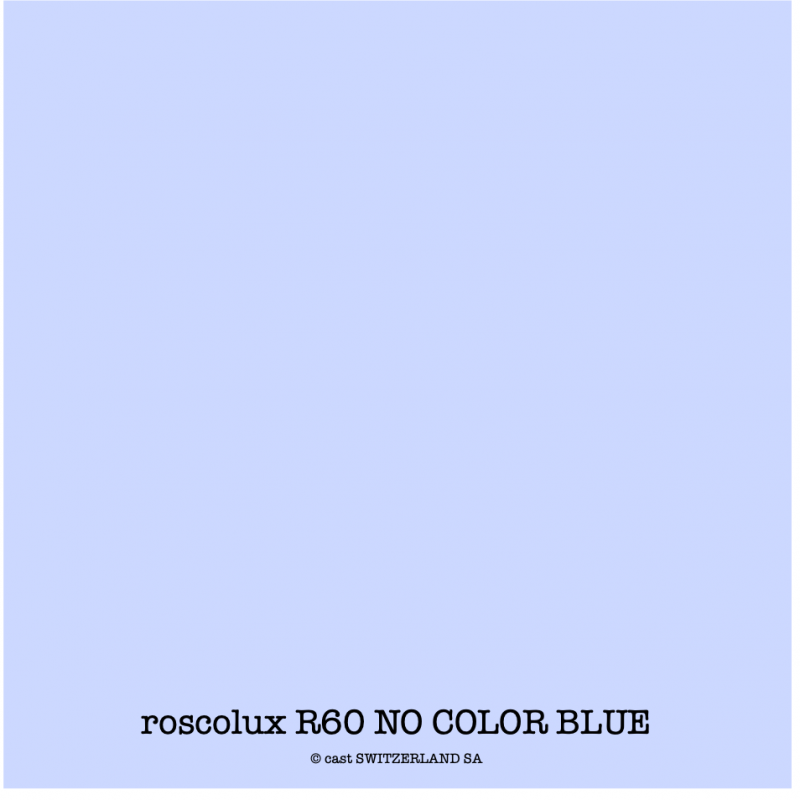 roscolux R60 NO COLOR BLUE Rolle 1.22 x 7.62m