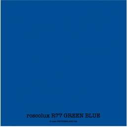 roscolux R77 GREEN BLUE Rouleau 1.22 x 7.62m