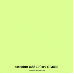 roscolux R88 LIGHT GREEN Rouleau 1.22 x 7.62m