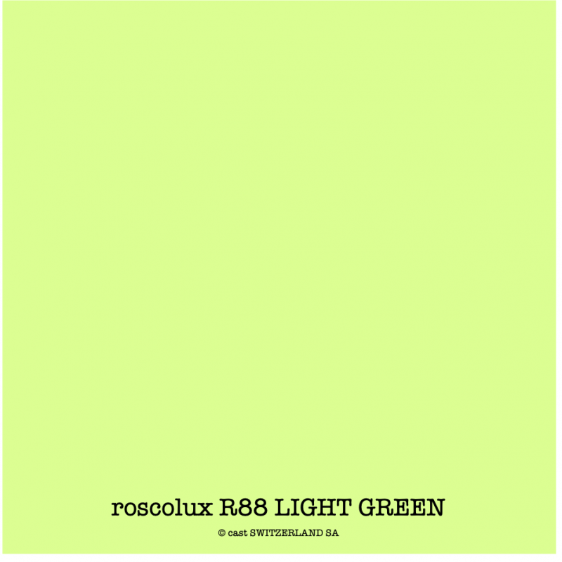 roscolux R88 LIGHT GREEN Rolle 1.22 x 7.62m